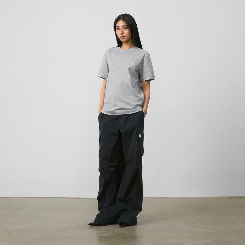 Новая футболка MLB x SHISHANGYUNDONGXILIE X JICHUHUIBIAO Унисекс Серая 3ATSB0243-44MGS