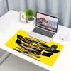 Bumblebee Print Mouse Pad, Anti‑Slip Desktop keyboard Mat, for PC Laptop Gaming Working Daily Use, Cool Festival Surprise Gift