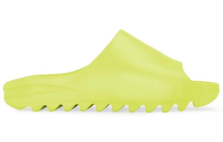 Шлепанцы Yeezy Adidas Originals 'Glow Green' GX6138