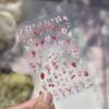 5D Наклейки для маникюра 'Морской стиль' Синяя Волна Ромашка Спираль Самоклеящиеся Морские Наклейки для Ногтей DIY Украшение для Маникюра