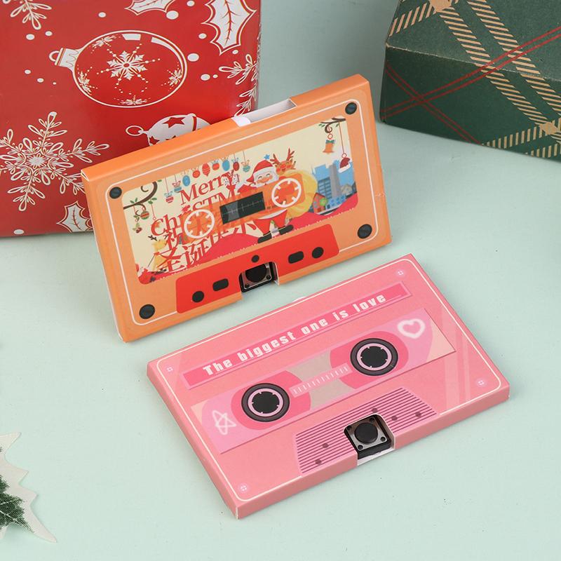 Фонографическая лента DIY записываемая 60 секундная голосовая аудиокассета приглашение на вечеринку рождественский подарок на день рождения годовщину