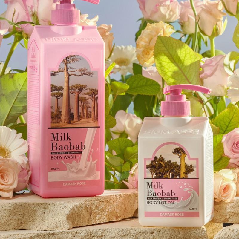 Milk Baobab Оригинальный лосьон для тела Дамасская роза 500 мл