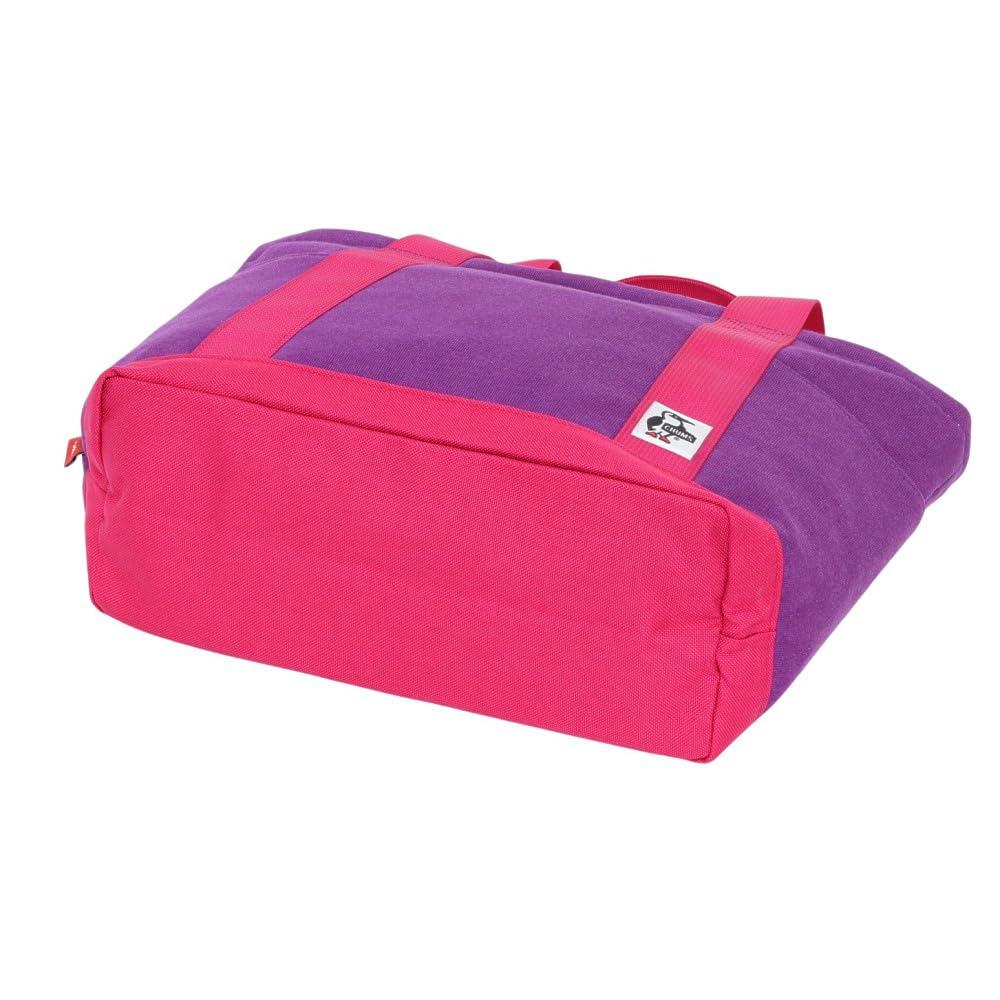 Сумка-тоут с открытым верхом, нейлоновая [Chums] CH60-3606 H-фиолетовый/розовый