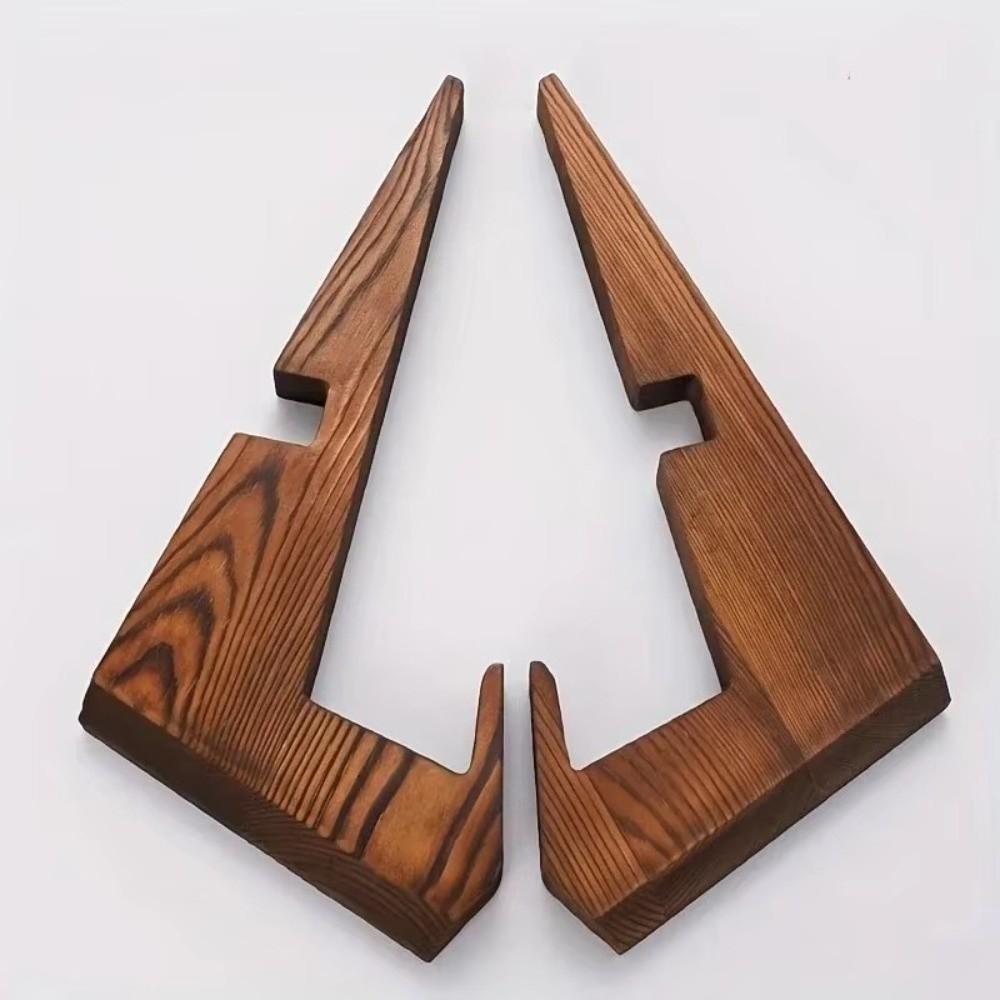 Wooden Wooden Recipe Holder Display Hanging Reading Wooden Bookend Bookend Function Menu Display Stand Dining Room Kitchen