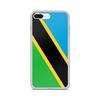Coque iPhone - iPhone 7 Plus - Drapeau Tanzanie - Souple - Multicolore - Verticale