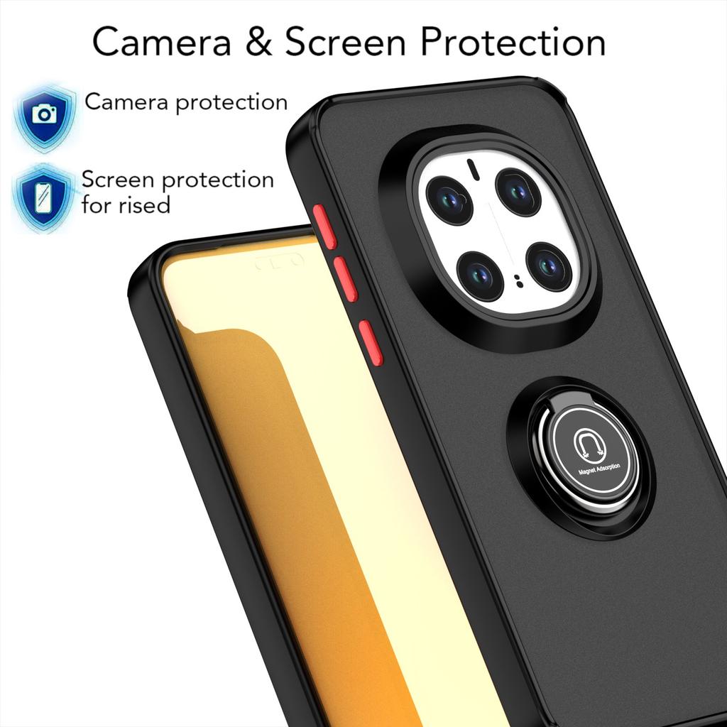 Матовый магнитный чехол-броня для Huawei Honor Magic 7 Pro с кольцом-держателем, чехлы для телефона Magic7Pro, накладка