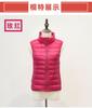 Autumn and winter down vest women's stand-up collar casual light short vest liner down jacket women