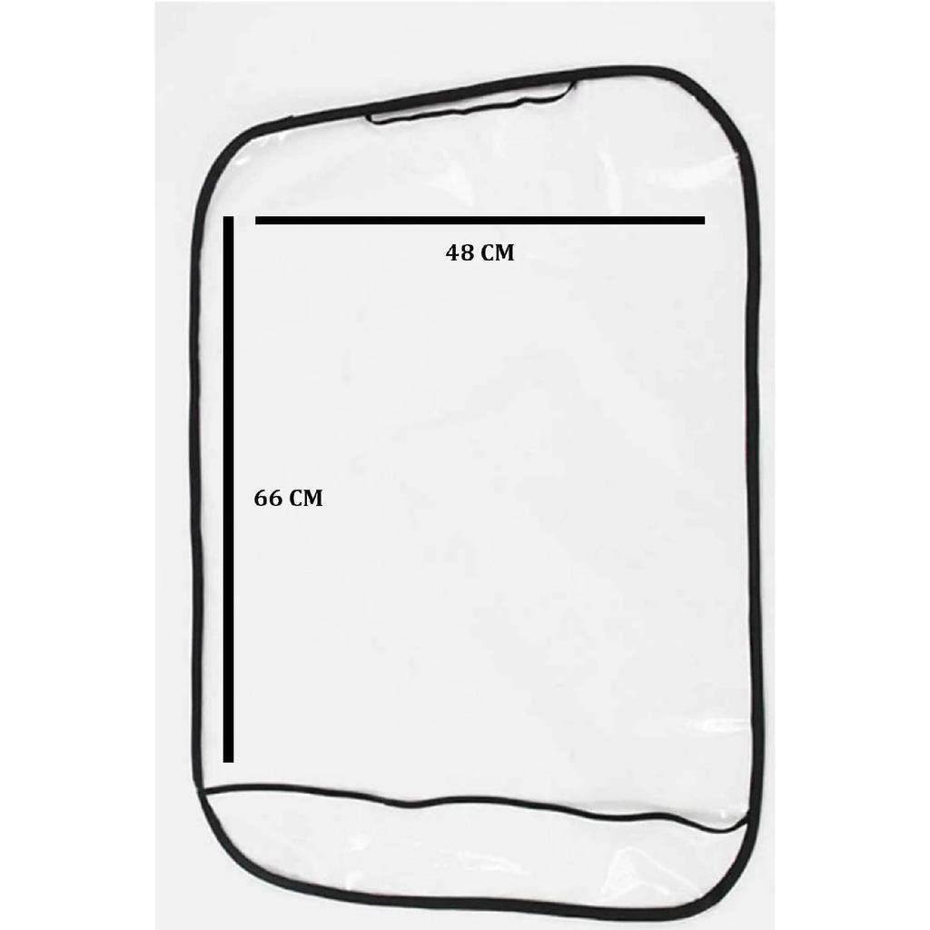 Стираемая защита спинки автомобильного сиденья, прозрачная крышка, авточехол, защита спинки автомобильного сиденья, 2 шт.