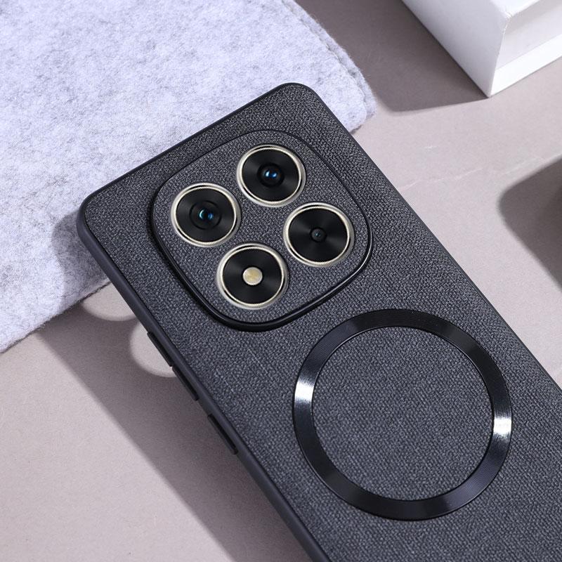 Чехол для Xiaomi POCO X7 Роскошный PU Магнитный Беспроводная Зарядка Защитная Задняя Крышка Чехол Для Xiaomi POCO X7 5G X 7 Корпус Телефона