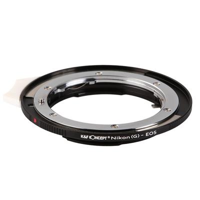 Адаптер для крепления объектива Concept Lens to Canon с рычагом диафрагмы K&F KF-NGEF (Байонет Nikon F (Совместимый с G-типом) EF-mount)