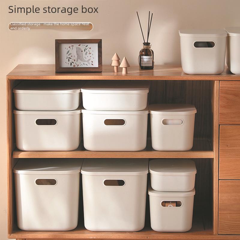 Вместительный контейнер с крышкой для хранения вещей дома, кухни, гостиной, закусок, игрушек и всякой всячины