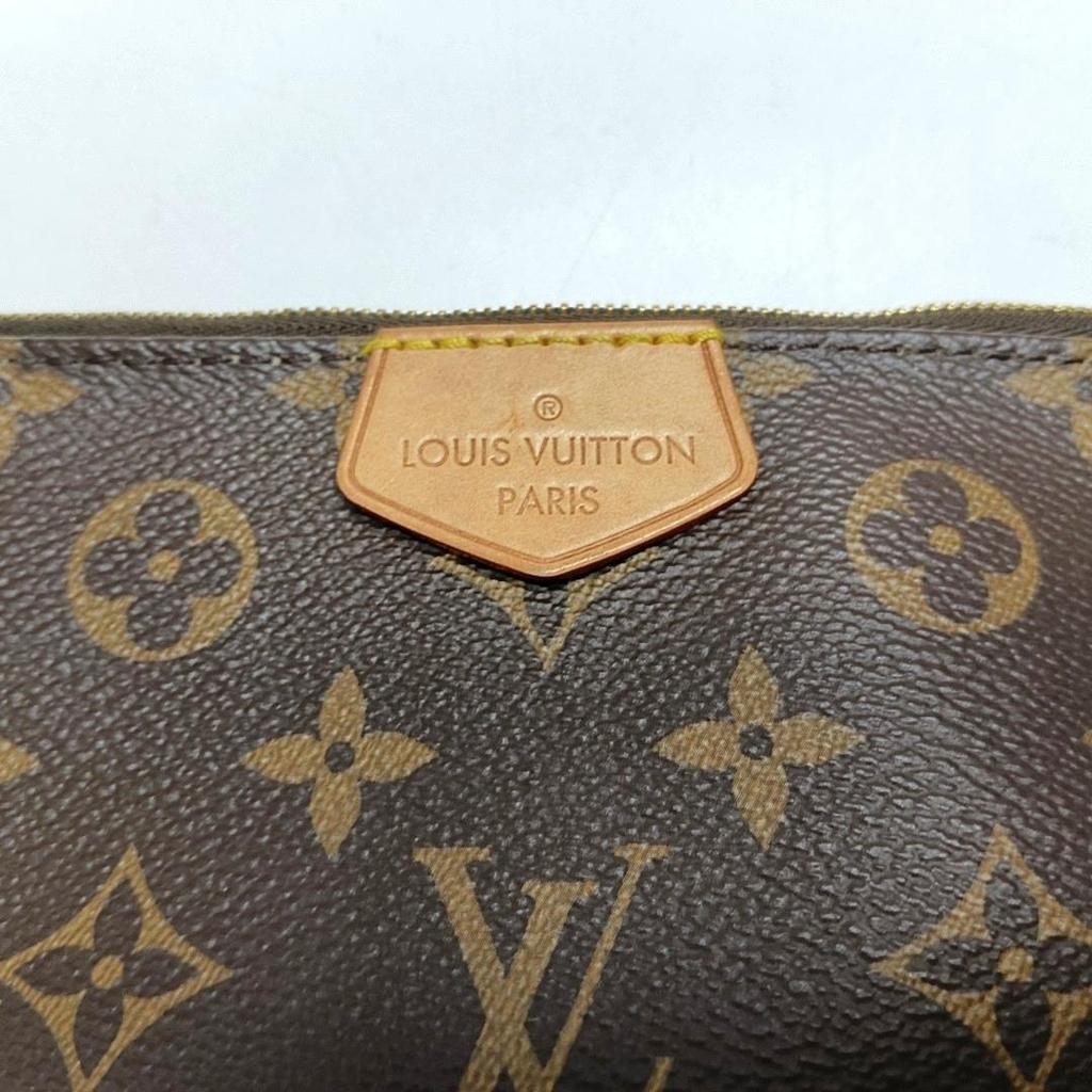 [Pre-Owned] Multi Pochette Accessoires Chain Monogram Five-In-One Combination Bag Coated Canvas Leather Mahjong Bag Underarm Hand - Very Good #1PEH2NK