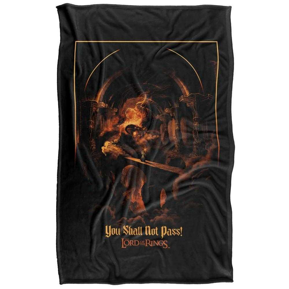 The Lord Of The Rings: The Fellowship Of The Ring Moria Soft Touch Blanket