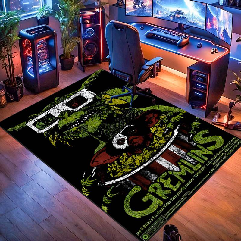 Whimsical Gremlins Adventure carpet printing floor mats Room Fashion Bathroom mat