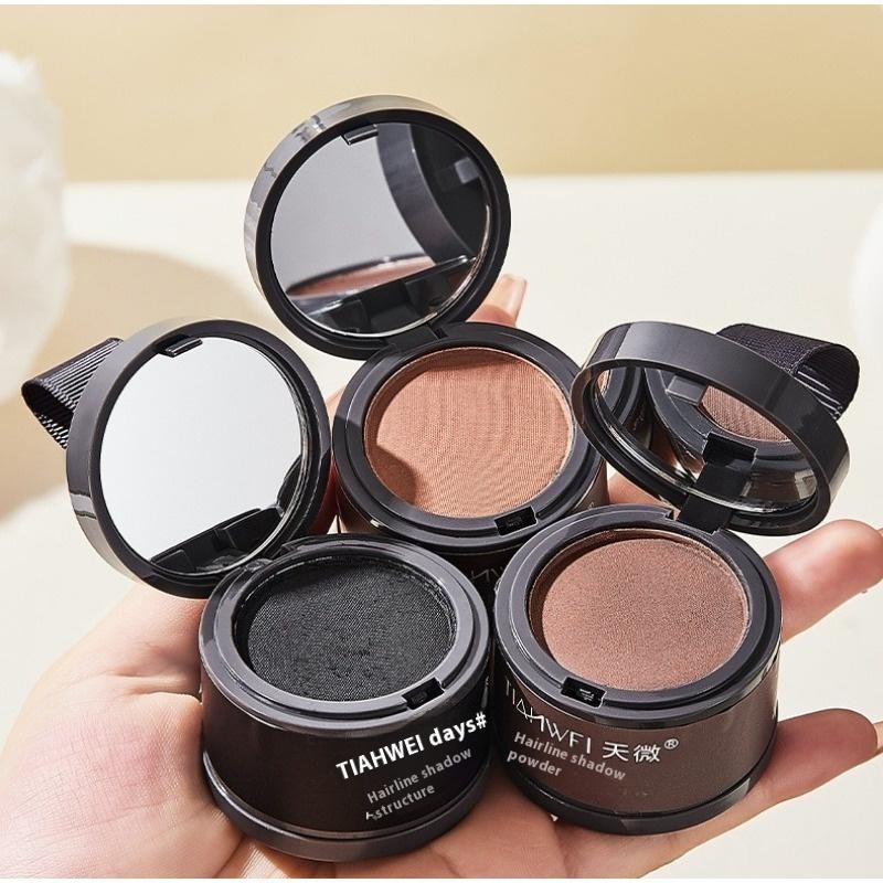 Тени для волос Пудра Заполняет тонкие волосы Уход за волосами Переиздание Чехол Водостойкий Ретушь Не Легко Обесцвечивать в течение длительного времени