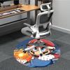 1PC Mario Fire Office Round Area Rug Suitable For Office, Under Office Chairs Bedroom Living Room Home Decor, Available in Various SizesT101