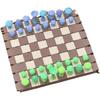 Magnetic Forest Mushrooms Chess Set Forest Chess Set Wooden Chess Board Set Botany Board Game Chess Sets