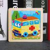 1Set Kids Jigsaw Puzzle Nice-looking Multifunctional Wood Animal Wooden Jigsaw Puzzle for Home