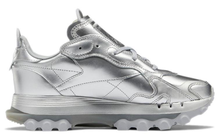 Reebok Cardi B x Reebok Женские Classic Leather 'Silver Metallic Pewter' Женские GW2632