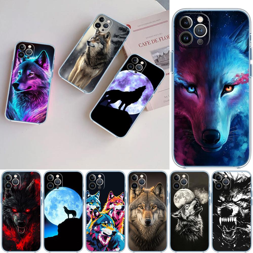 LO7 Animal Wolf Phone Case for Motorola Moto G10 G20 G30 G31 G32 G34 G35 G41 G42 G50 G51 G52 G55 G60 G60S G62 G71 G72 G75