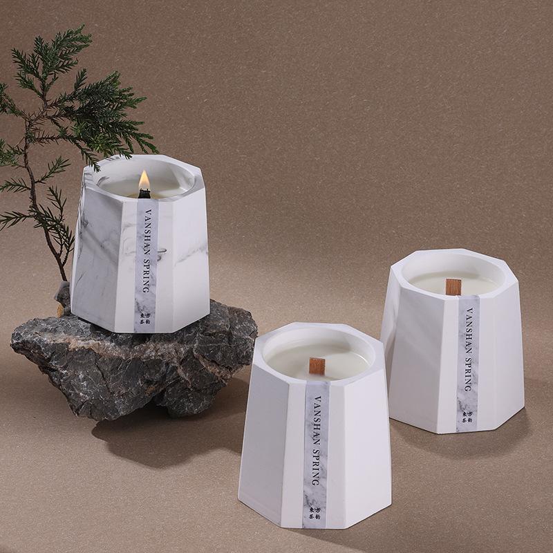 Подарочная ароматерапевтическая свеча, восьмигранный стакан, соевый воск, диффузор для аромата дома, сувенир, подарочный набор высокого класса