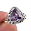 Натуральный александрит драгоценный камень 925 цельное серебро ювелирное кольцо размер 8 Y3w07