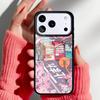 Эстетичный чехол для телефона в стиле японского аниме для iPhone 17 16 15 14 13 Pro Max Задняя крышка для 12 11 Pro Coque