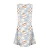 Womens Summer Dresses Easter Print  Loose U Neck Sleeveless Sundresses Dress With Pockets
