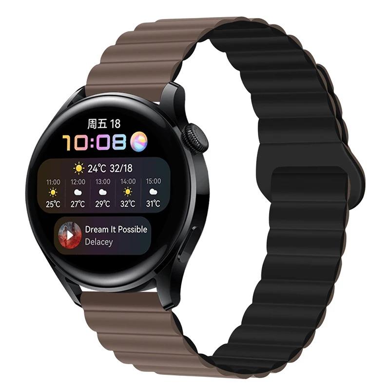 Silicone Strap For Samsung Galaxy watch 6 4 Classic 5 pro 3 Magnetic Loop bracelet HUAWEI GT 2 2e Pro 3 4 20mm 22mm Watch band