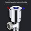 DANLE 304 Stainless Steel 3-Way Shut-off Angle Valve