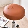 PU Leather Round Stool Cover Waterproof Elastic Bar Lifting Footstool Covers All Inclusive Chair Seat Cushion Cover