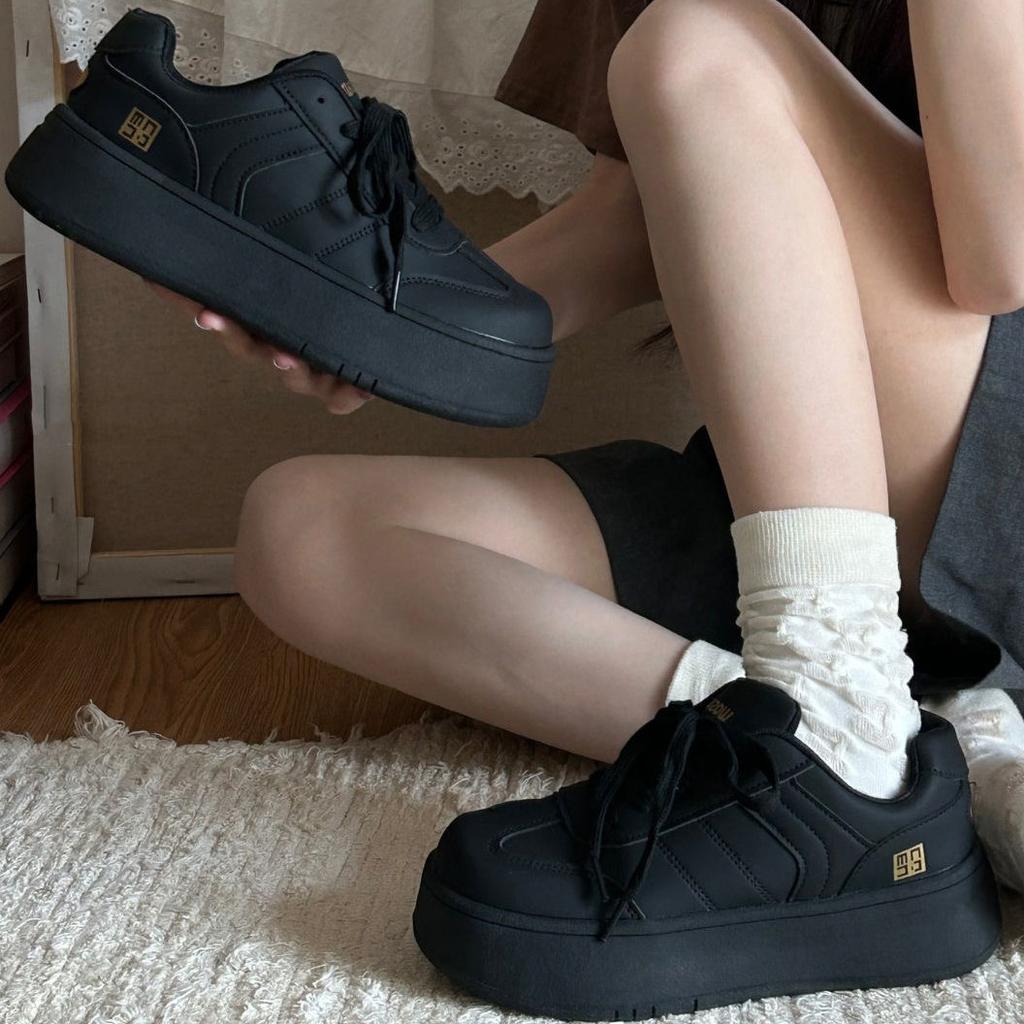 Board Shoes Women's Spring and Autumn New Platform Casual Shoes Sports Little White Shoes Versatile Sports Bread Shoes Tide