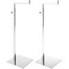Metal Adjustable 2 Pack Bag Display Stand Holder Multi-Function Single Hook Handbag Rack for Counter Tabletop