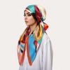 New Head Hair Scarf For Woman Satin Silk Headscarf Wraps Square Cycling Bandana Foulard Soft Kerchief Headscaf Muslim Headband