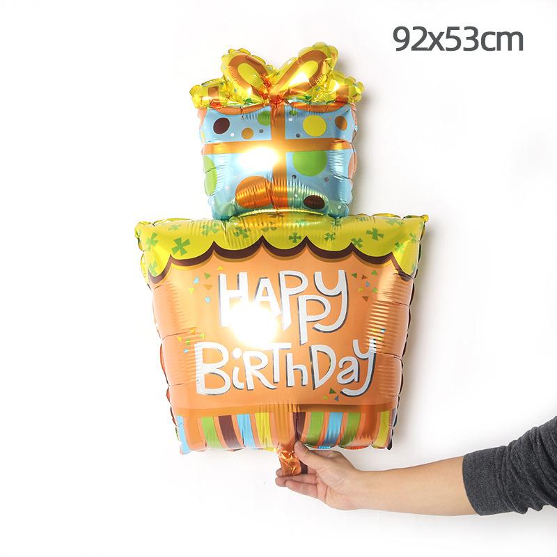 Sweet Donut Ice Cream Cake Foil Balloons Love Helium Balloon Baby Shower Birthday Party Decoration Kids Toy Digital Figure Globo