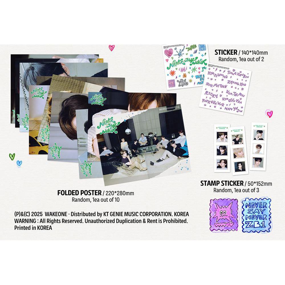 ZEROBASEONE ПЕРВЫЙ ПОЛНОФОРМАТНЫЙ АЛЬБОМ [НИКОГДА НЕ ГОВОРИ НИКОГДА] (ДИГИПАК Вер.)