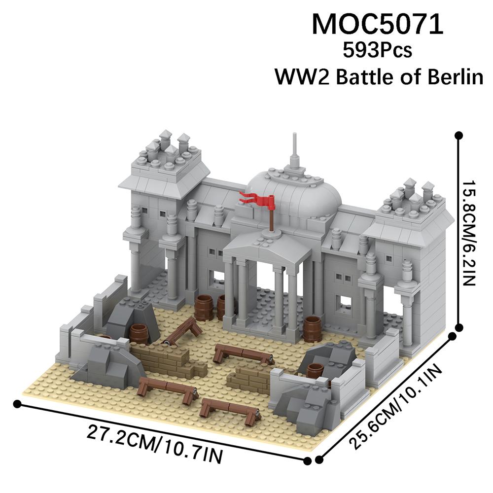Военная серия MOC Кирпич Современная война Вторая мировая война Укрепления Фигурка Войны Модель Строительные блоки Детские игрушки для детей Подарок