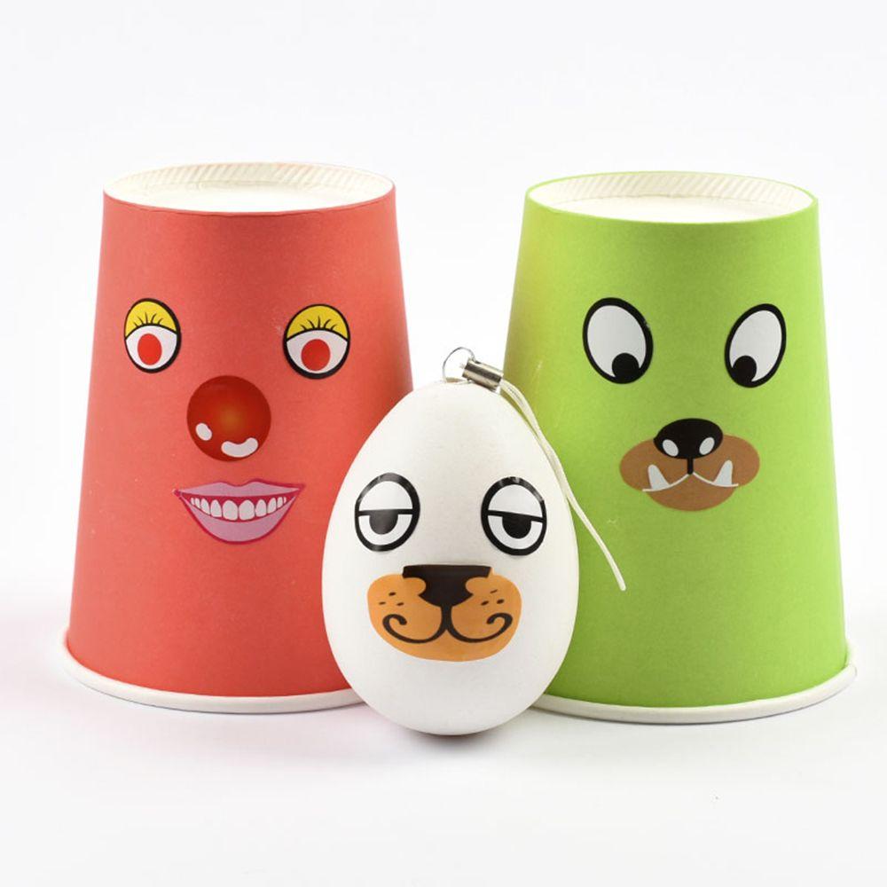 Animal Crafts Materials Birthday Gifts Eyes / Nose / Mouth Educational Toys Stickers Glue Stickers