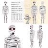 Unisex Halloween Mummy Cosplay Costume Spooky Game Jumpsuit For All Ages