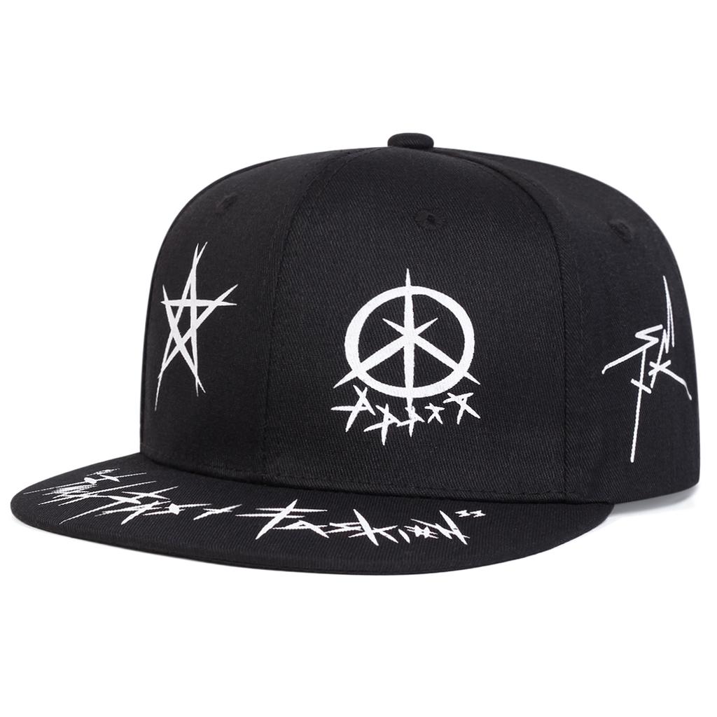 Унисекс Глаз граффити Принт Хип-хоп Кепки Мода Весна Осень Открытый Регулируемые Повседневные Бейсболки Солнцезащитная Кепка