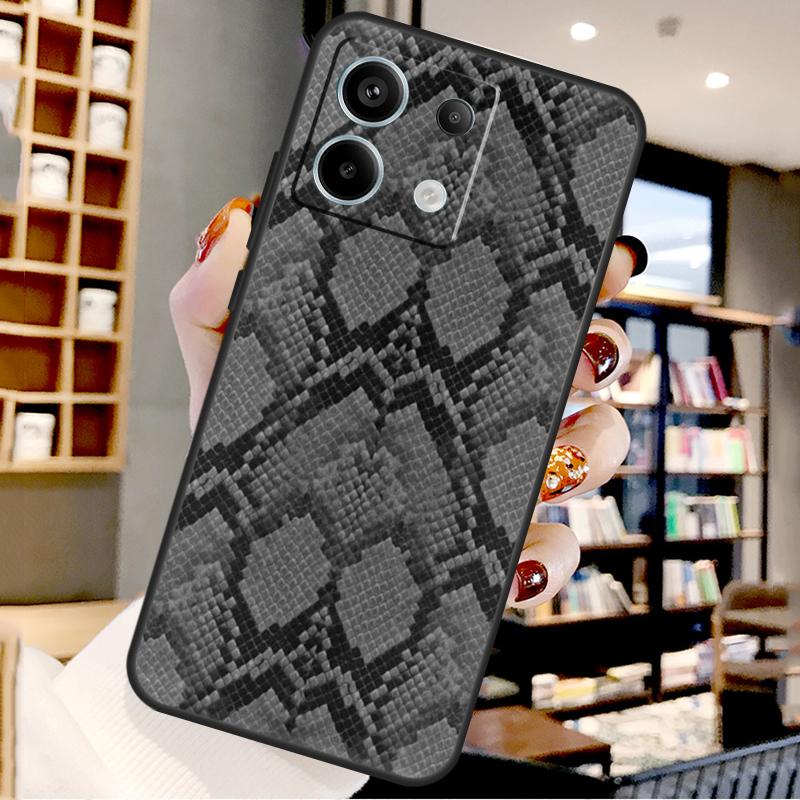 Змеиная Кожа Для Xiaomi Redmi Note 14 Pro 13 12 11 9 10 15 Pro Plus Чехол Для Redmi 15 15C 14C 10C 12C 13C