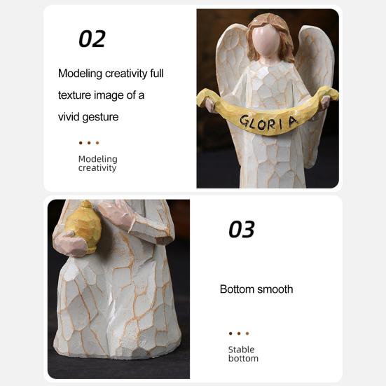 8 шт./набор фигурок из смолы «Рождение Иисуса», рождественские ясли, Иосиф, Дева Мария, три волхва, статуэтка животного, скульптура, настольное украшение, орнамент