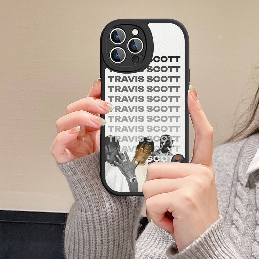 Роскошный кожаный чехол для телефона Travis Scott Cactus Jack для iPhone 16 15 14 13 11 12 Pro Max Mini Plus Задняя крышка