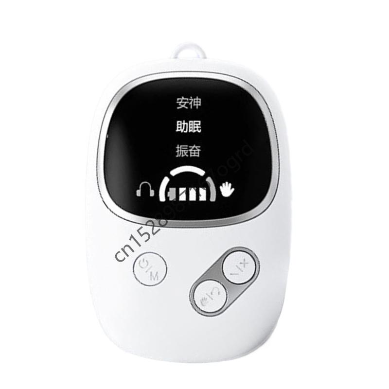 2 In 1 Brainwaves Sleep Aids Device With Ear Clip And Handheld Unit For Deep Relaxation And Insomnias Relief 634A