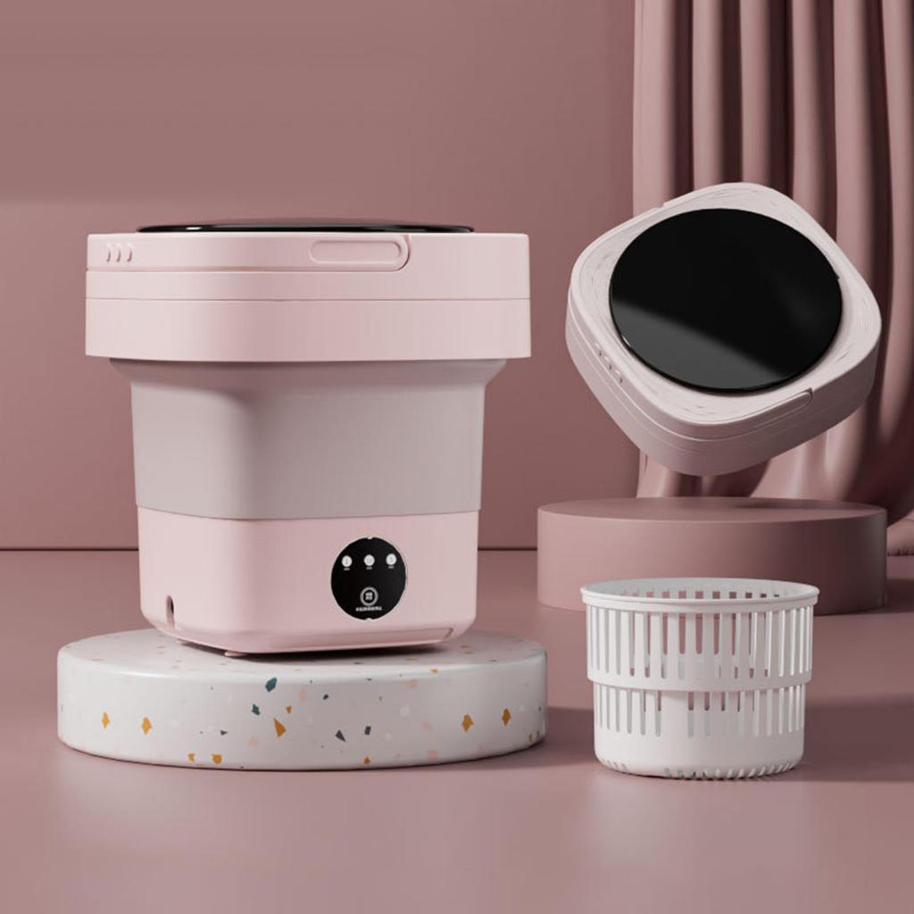 Стиральная машина для нижнего белья 6,5 л, портативная складная стиральная машина для мини-бюстгальтера, детская одежда, мелкие предметы, стиральная машина для общежитий, кемпинга и путешествий