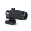 Увеличитель типа EO G33, 3D гравировка, реплика, черный, крепление EXPS STS, 3,25-кратный бустерный прицел-увеличитель (черный)