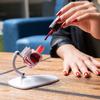 Easy-Grip Nail Polish Holder for Smooth Application - Odorless Manicure & Pedicure Companion