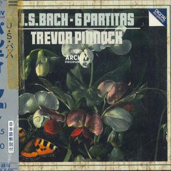 CD TREVOR PINNOCK - J.sbach:6 Partitas F66A50059 POLYDOR Japan Obi Classical Used