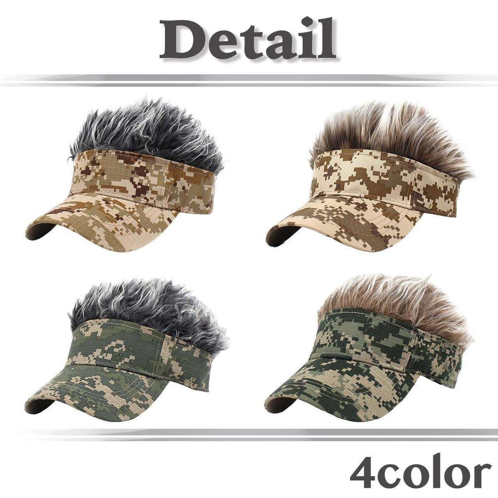 Digital Camouflage Outdoor Free CZ778 Khaki [White Fang] Cap, Fur, Style, Size, Men's, (Digital Gray)