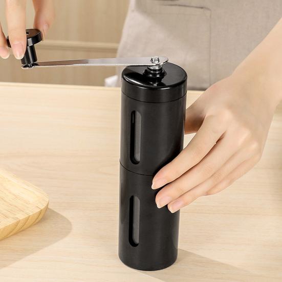 Кофемолка из нержавеющей стали с ручным приводом, регулируемая толщина, ручной шлифовальный инструмент для кофейных зерен, орехов, специй